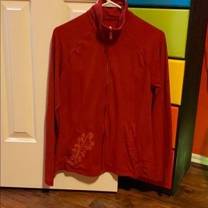 Zippered workout jacket